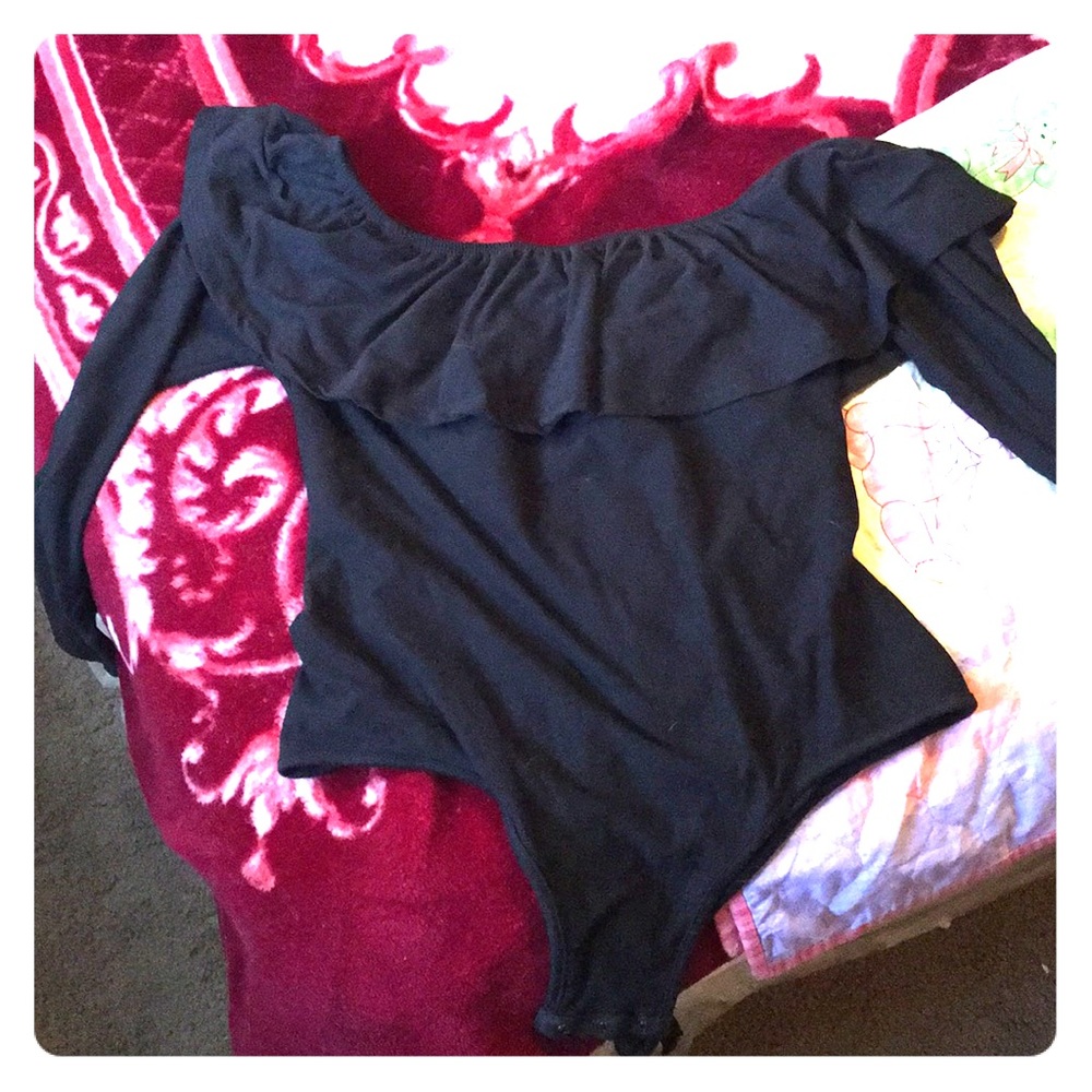 Black one piece shirt